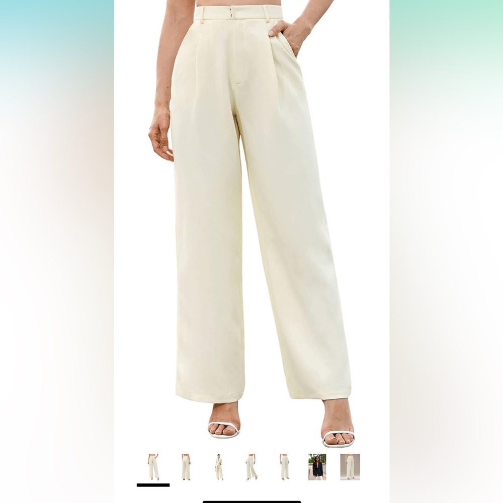 Elegant high waisted trousers